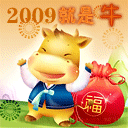 2009年春节祝福QQ表情图片_wishdown.com