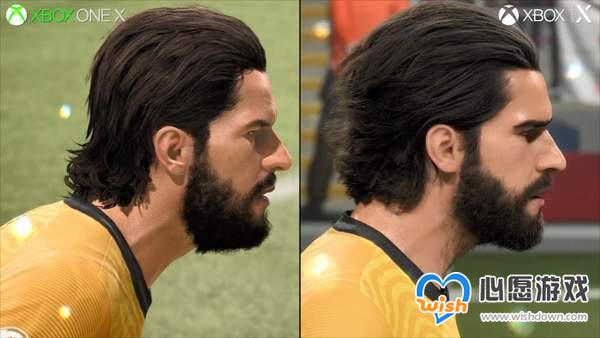 《FIFA 21》次世代与本世代画面对比 球员面部如同真人_wishdown.com