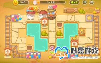 《保卫萝卜4》波仔很忙第四十四关过关方法一览_wishdown.com