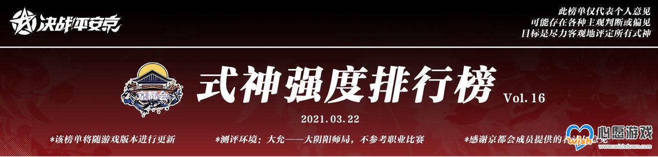 决战平安京2021年3月式神强度排行榜分享