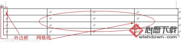 怎么给word表格边框加粗?word整个表格和单个表格边框加粗