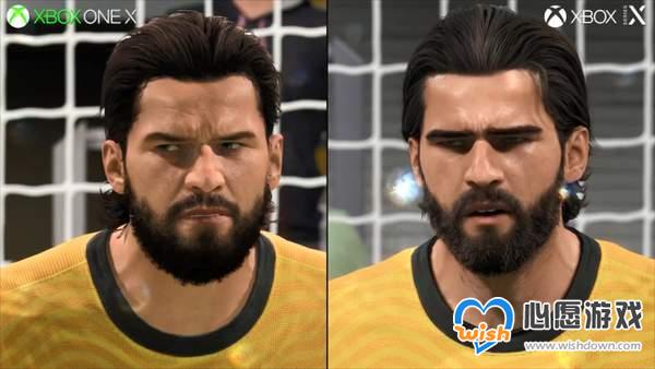 《FIFA 21》次世代与本世代画面对比 球员面部如同真人_wishdown.com