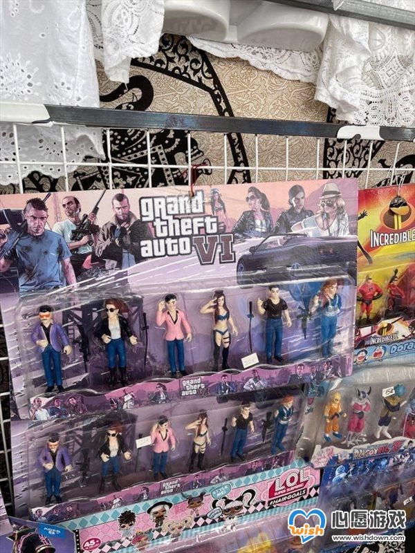 《GTA6》山寨玩具角色现身玩具店 似模似样有点味了_wishdown.com