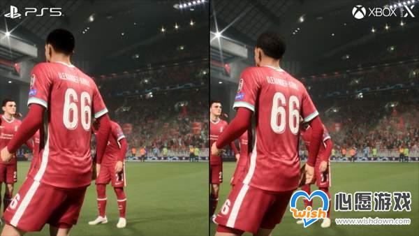 《FIFA 21》次世代与本世代画面对比 球员面部如同真人_wishdown.com