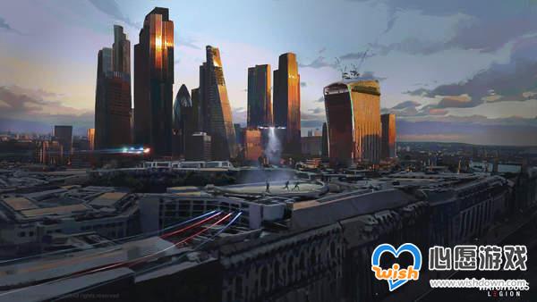 《看门狗：军团》海量艺术设定图 一览近未来伦敦景色_wishdown.com