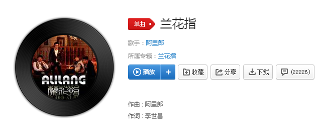 伤心已久你的兰花指是什么歌