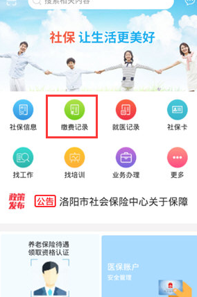 洛阳人社如何查询社保缴费历史记录